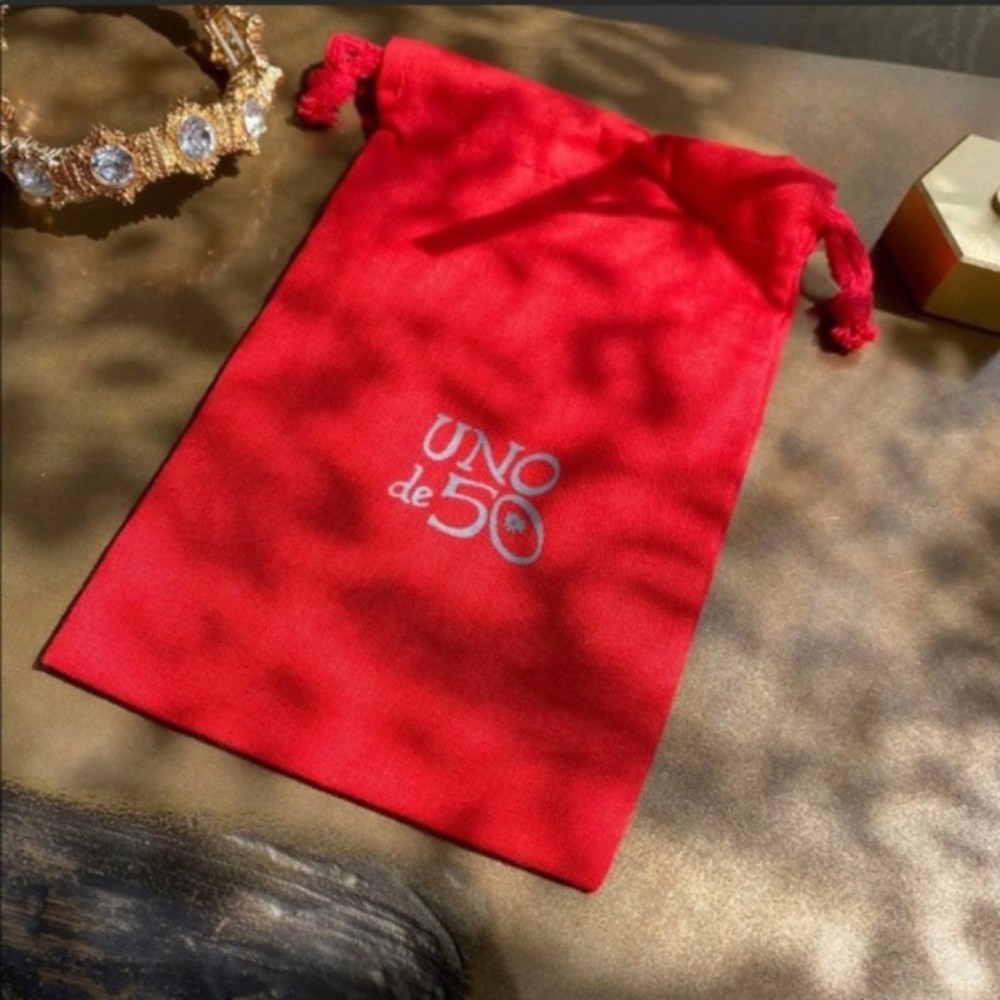 UNO de 50 Jewelry Dust Bag Pouch NEW! 4 gold silver necklace swarovski bracelet